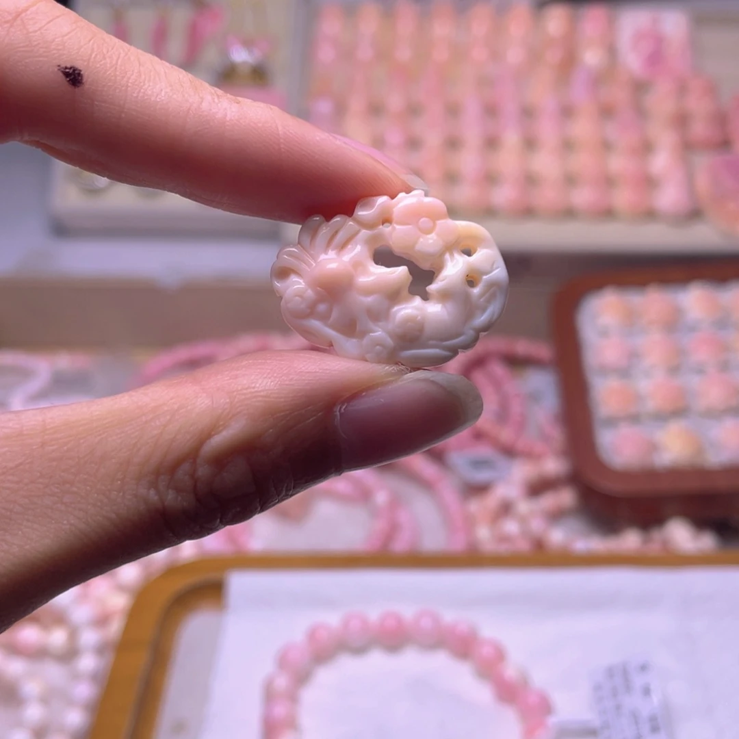 未镶嵌海螺珠手绳美**，福利