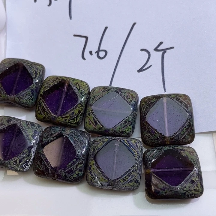 A39捷克紫色无事牌2颗