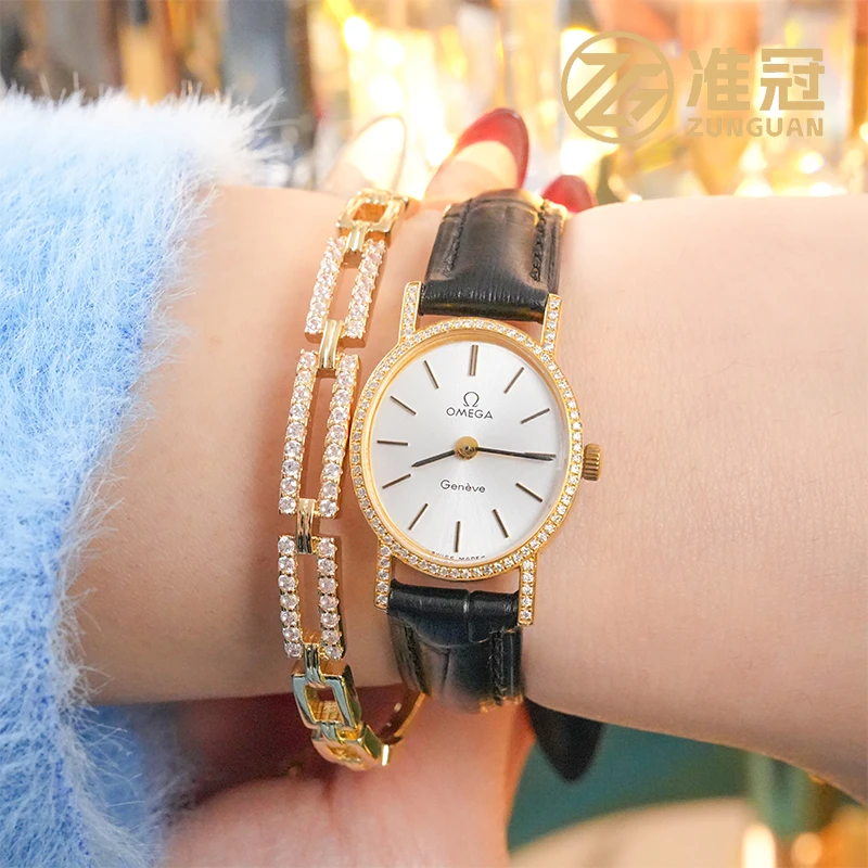 95新 Omega/欧米茄 20.5*23mm手动机械MR4080日内瓦后钻瑞士名表