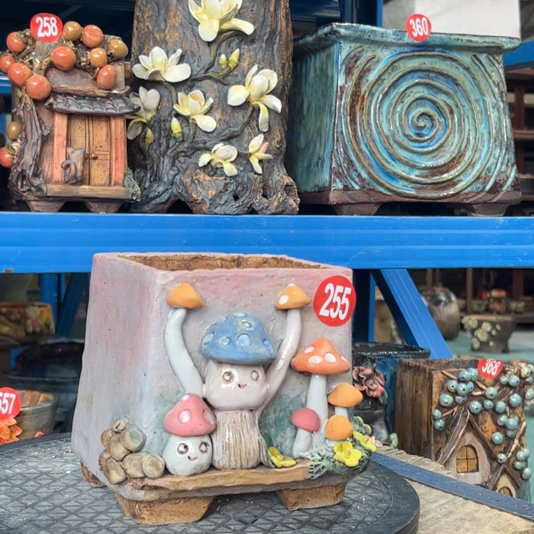 福利255 号陶然花器手工制作