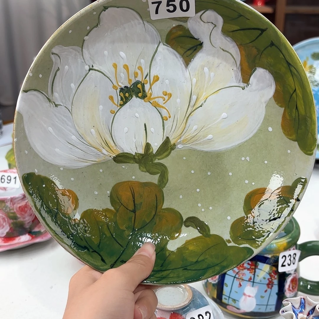 景德镇手绘高温釉下彩陶瓷茶具