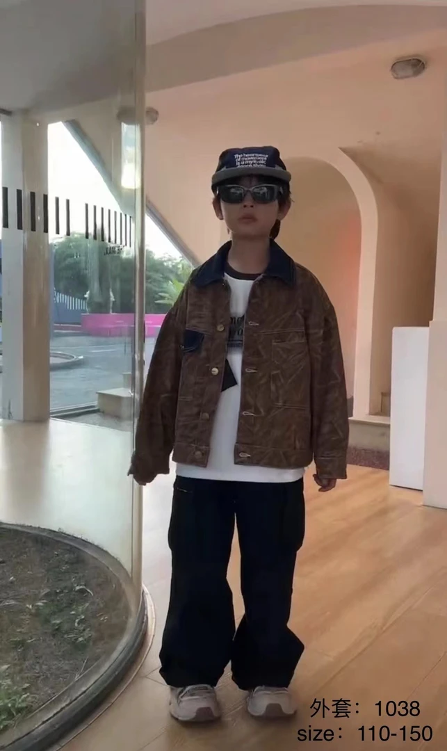 儿童童装纯棉印花卡通春秋男童女童长袖T恤男孩女孩洋气套装