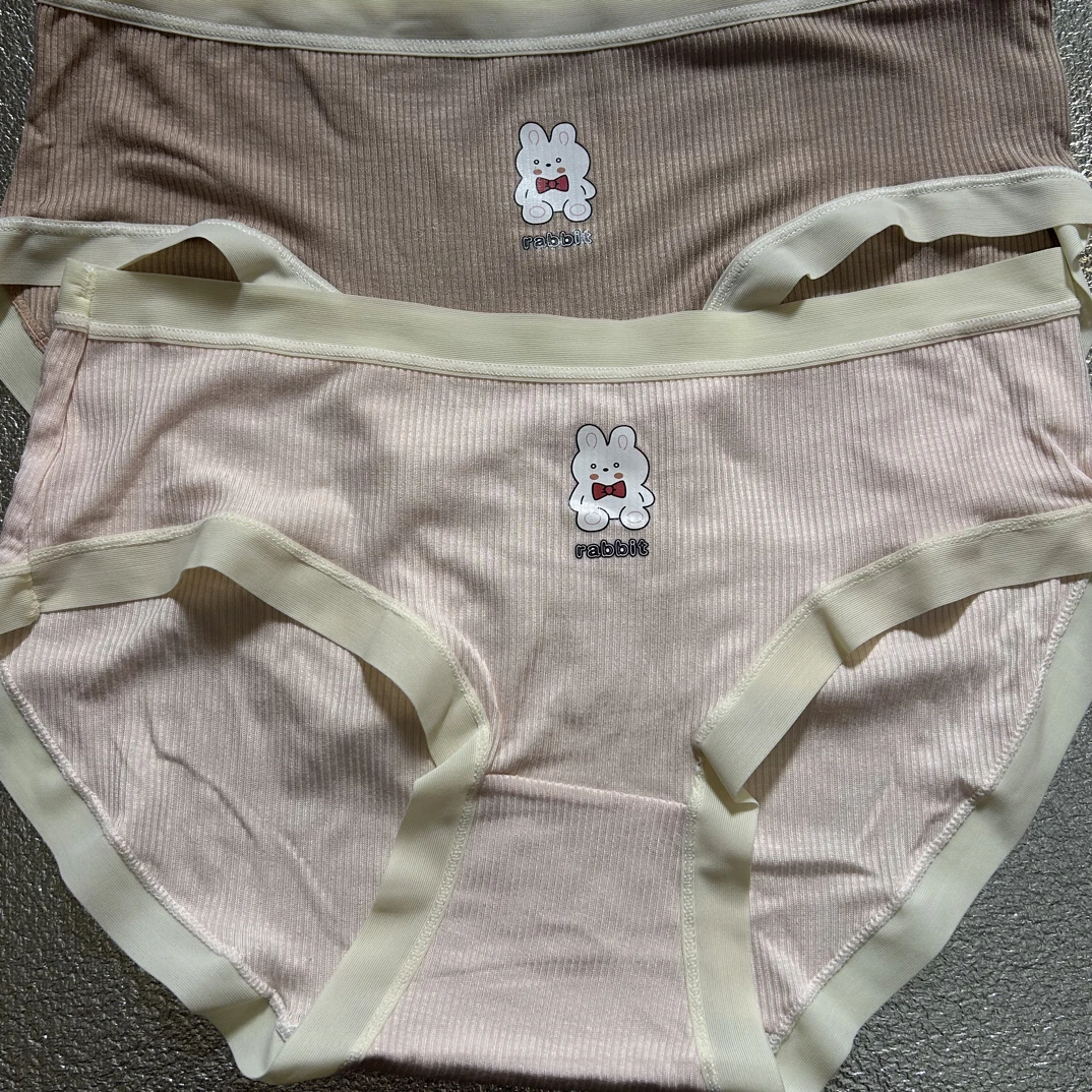 直播间10条装女士莫代尔蕾丝中低腰舒适柔软三角裤内裤