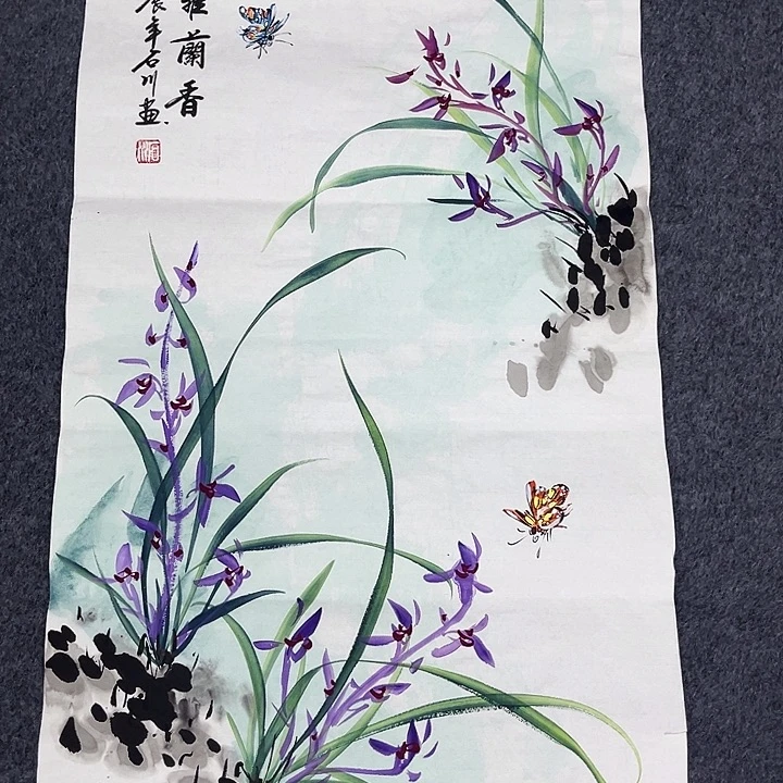 花鸟国画作品手绘