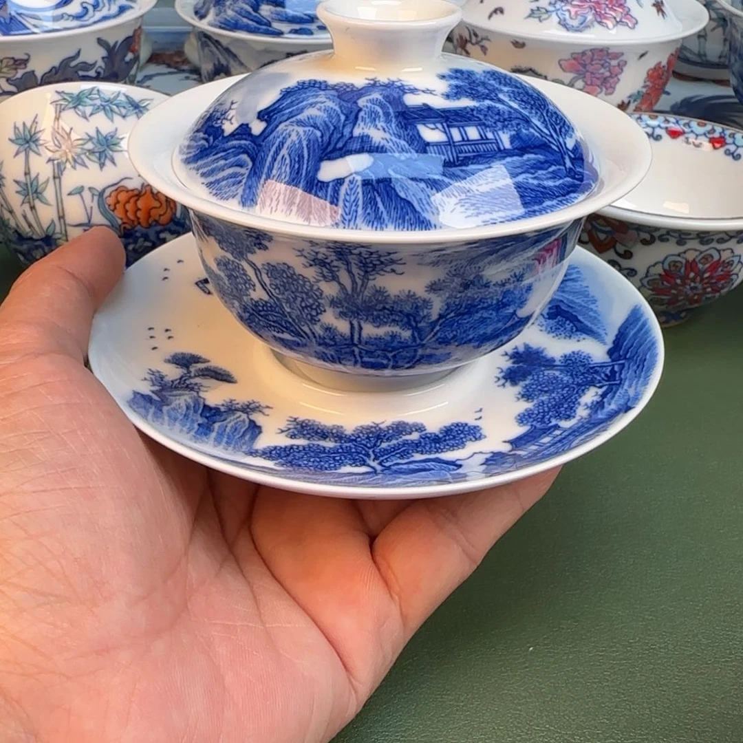 纯手工纯的手绘茶具41