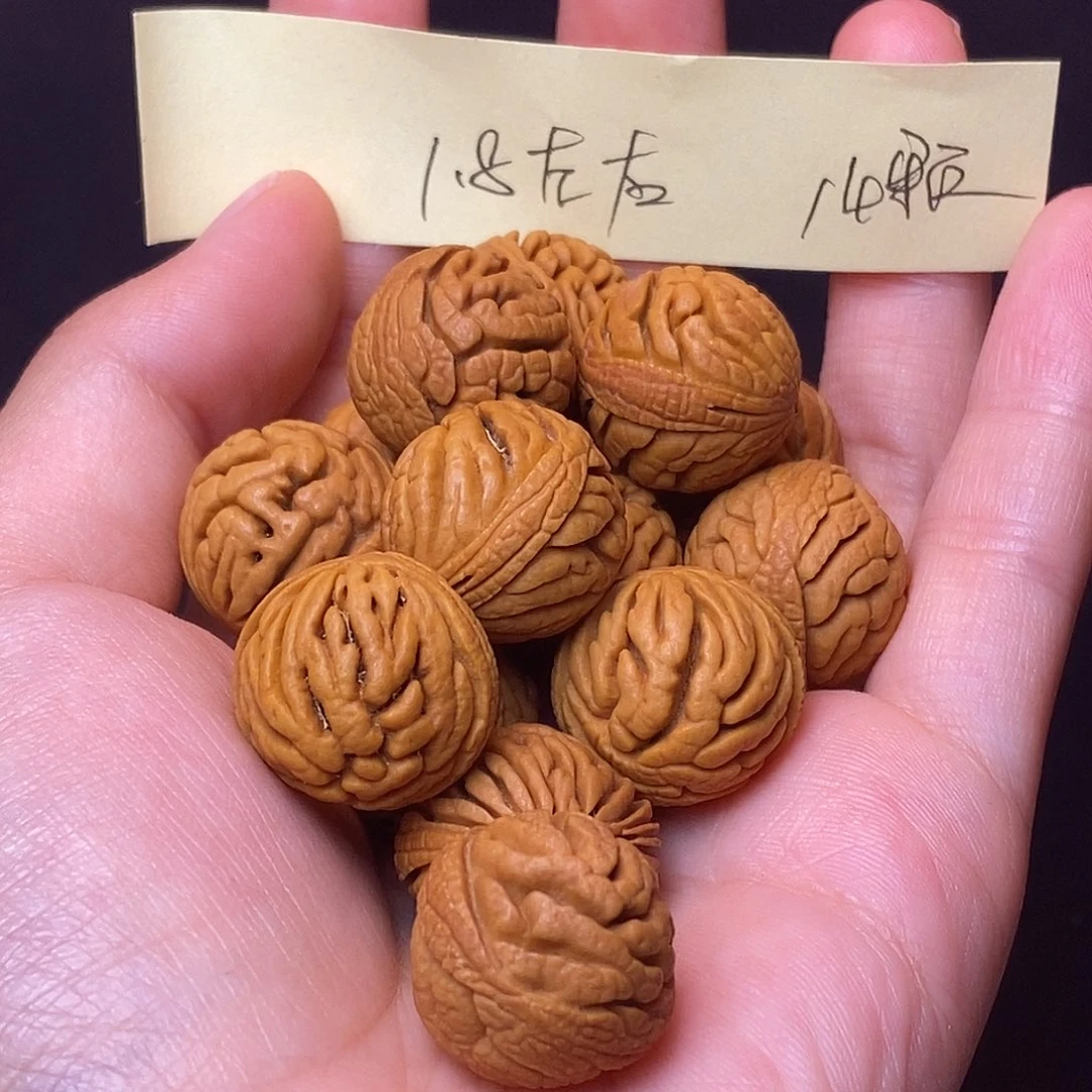 桃核吊坠秦岭岭龙纹桃核，1