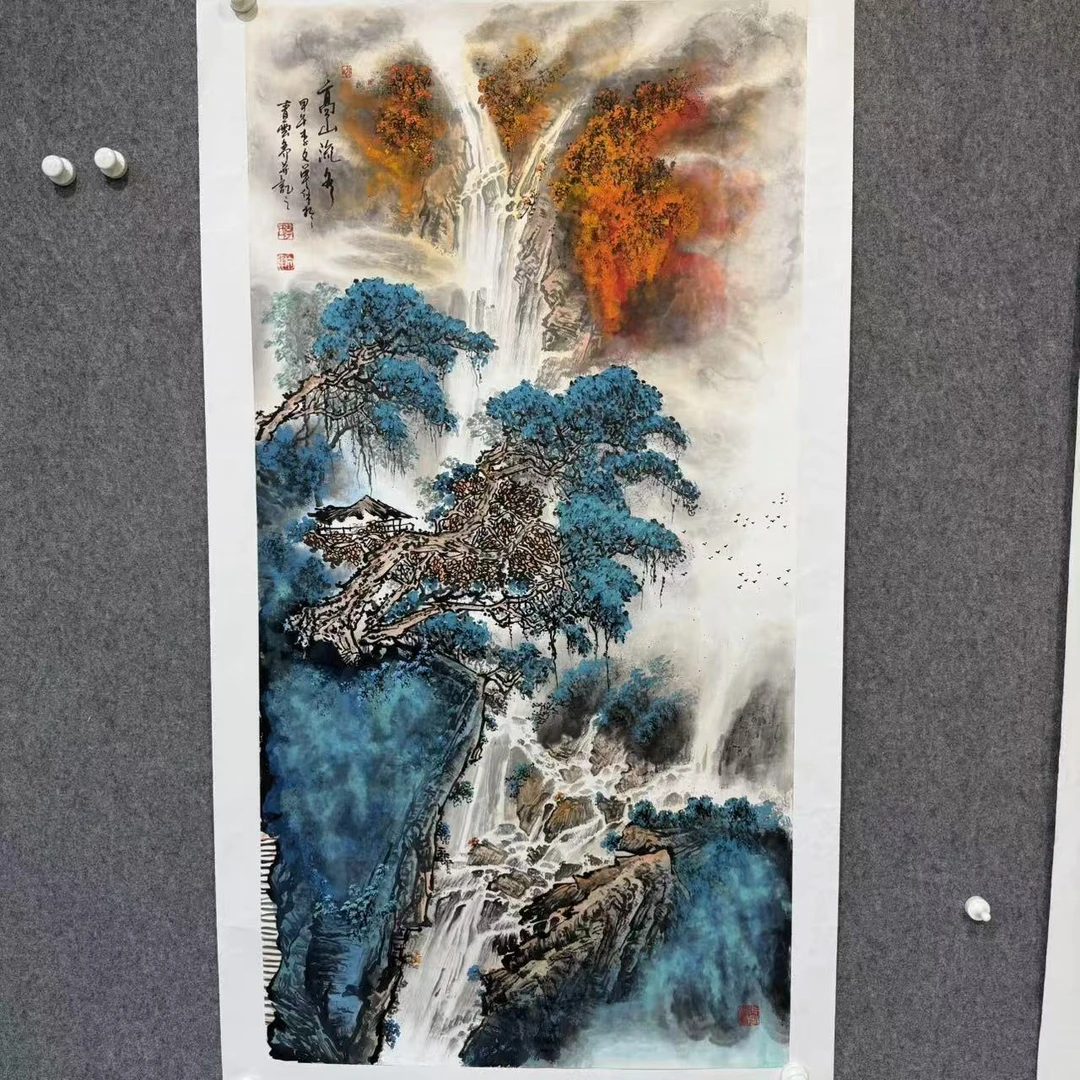 李文军-8平尺-国画-山水