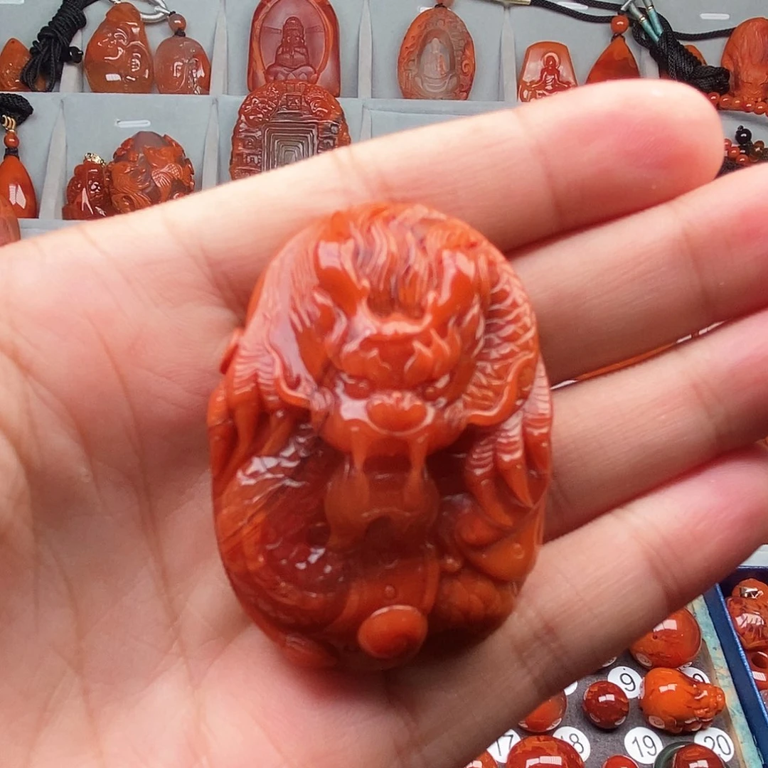 吊坠(不含链)未镶嵌南红玛瑙