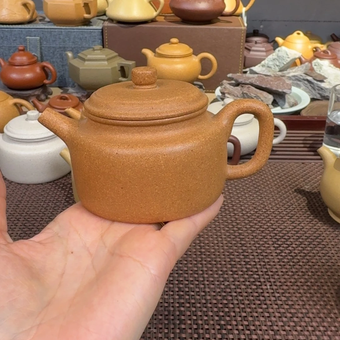 茶壶段泥黄金段185毫升左右