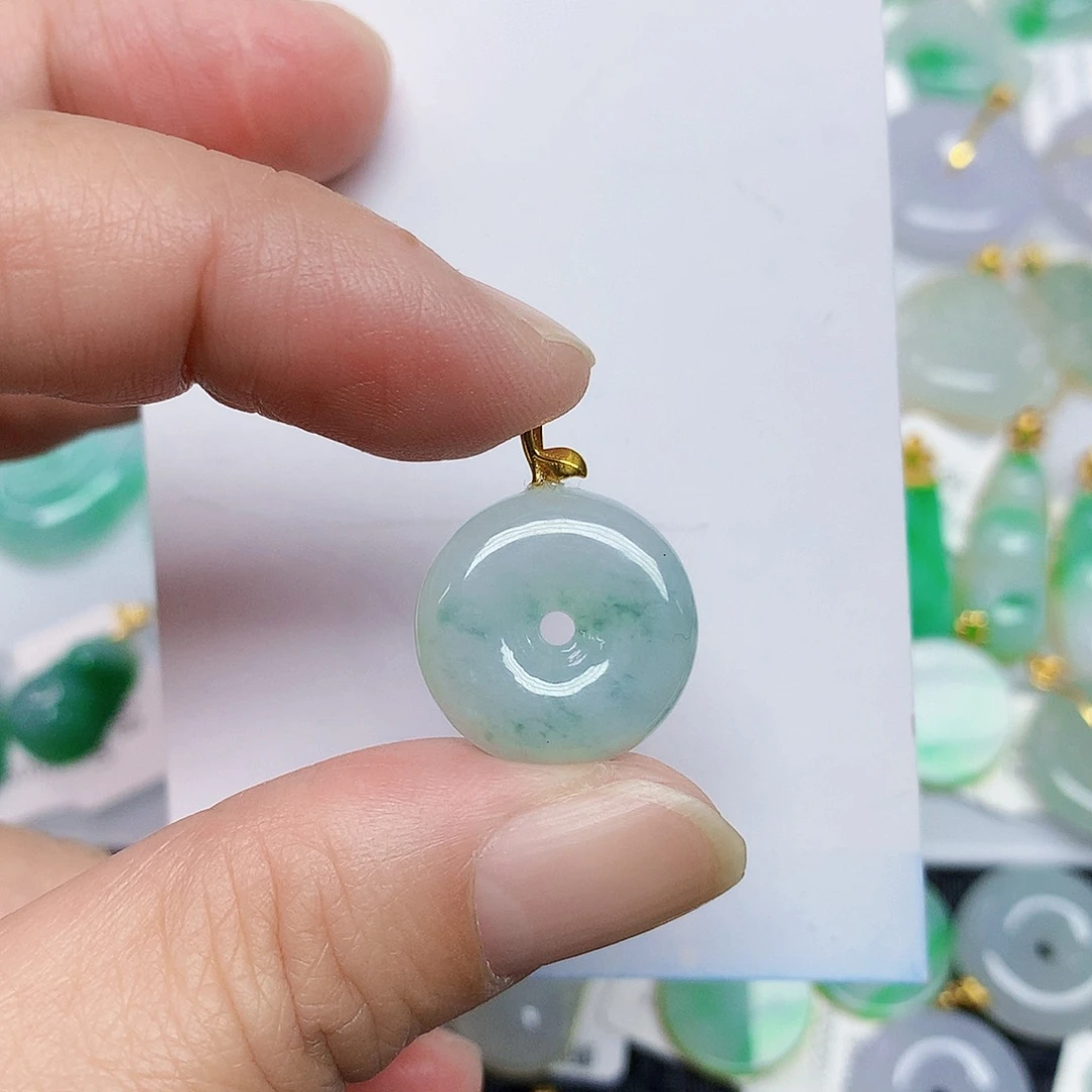 翡翠未镶嵌颈饰4566773