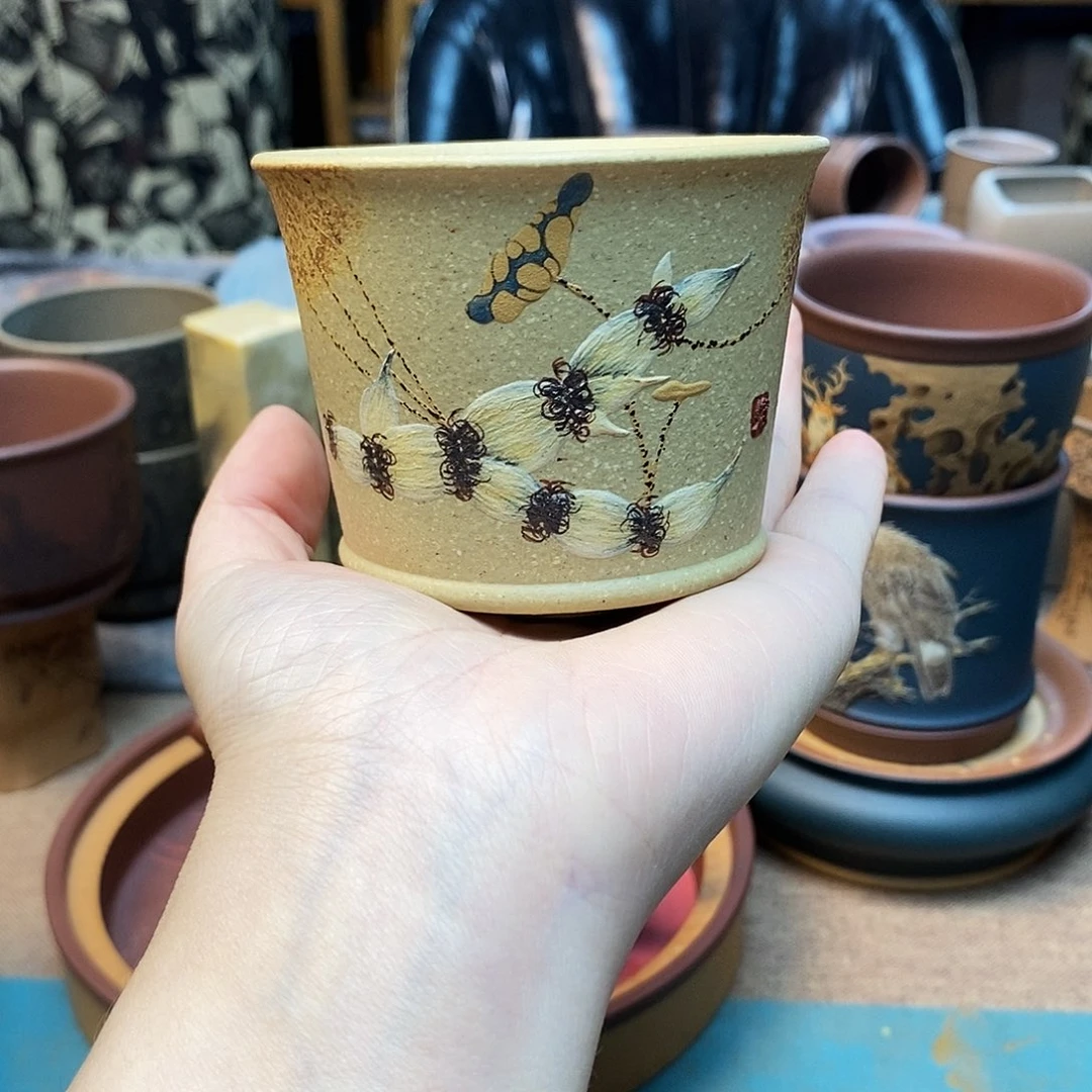 茶宠紫砂宜兴紫砂杯