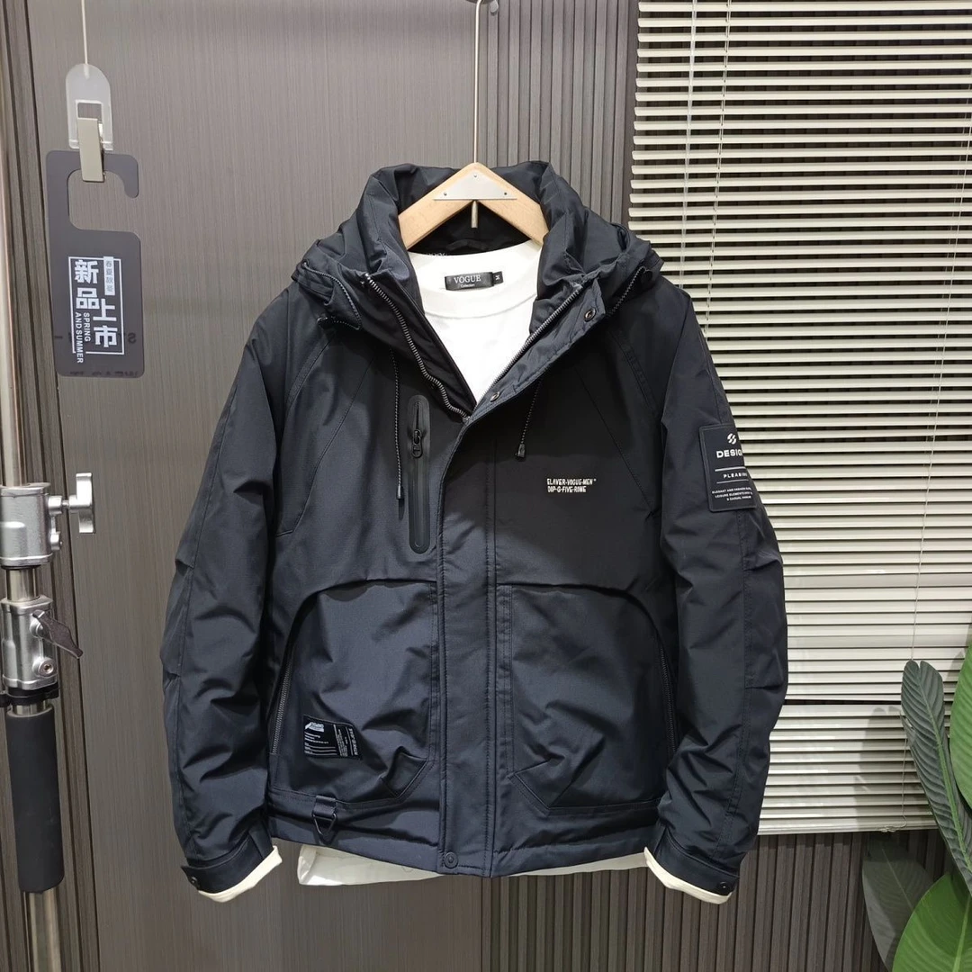 77503【清货】冬季户外连帽保暖面包服休闲百搭宽松加厚抗寒外套