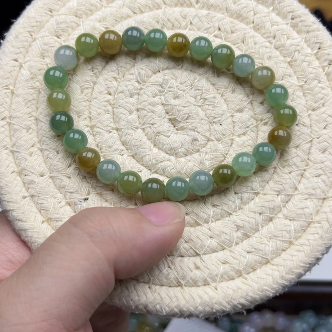 翡翠未镶嵌手链翡翠7.3