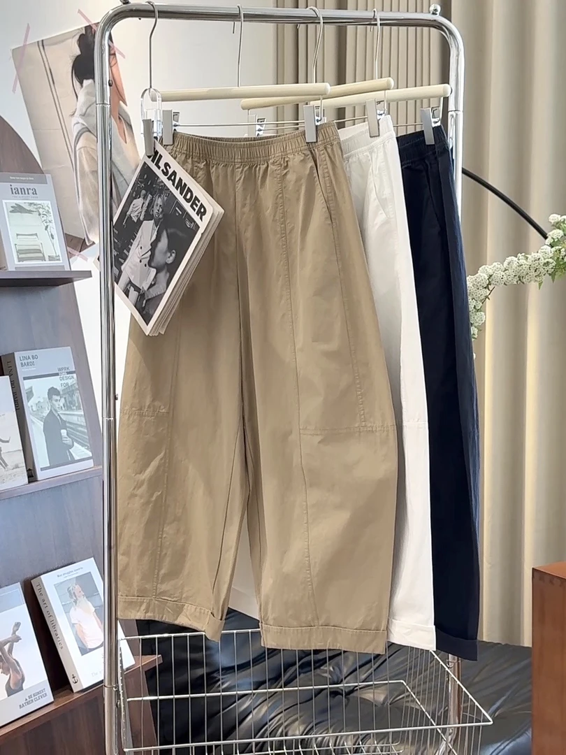 无腿型限制～日系解构酵洗精棉休闲裤