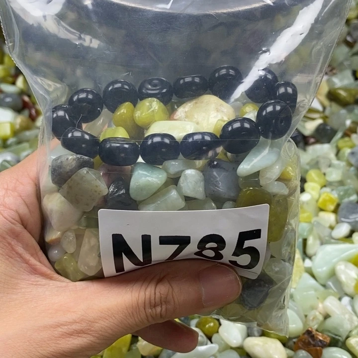 未镶嵌蛇纹石玉鱼缸石