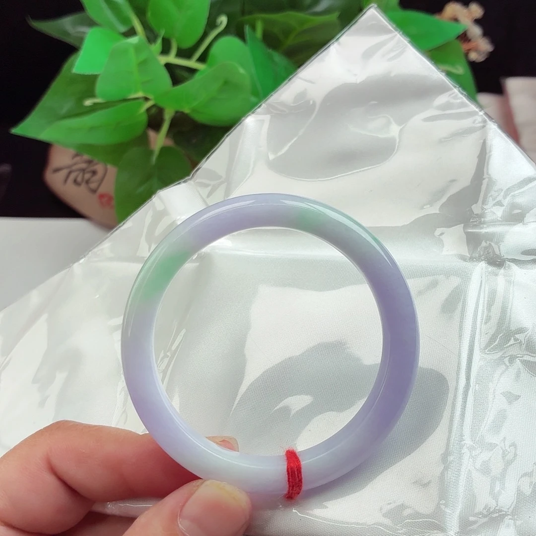 翡翠未镶嵌手镯51/52圈口尺寸013