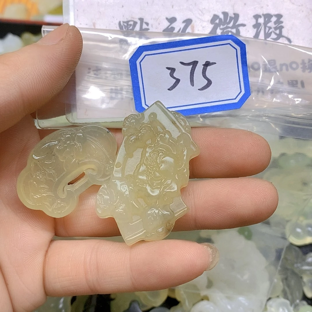 蛇纹石玉颈饰未镶嵌冒*375