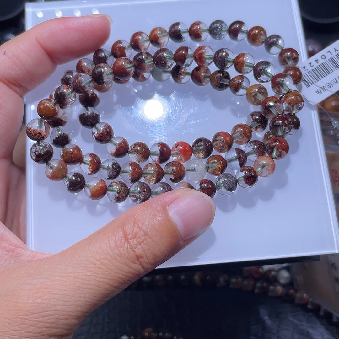 未镶嵌手链水晶彩幽灵多圈