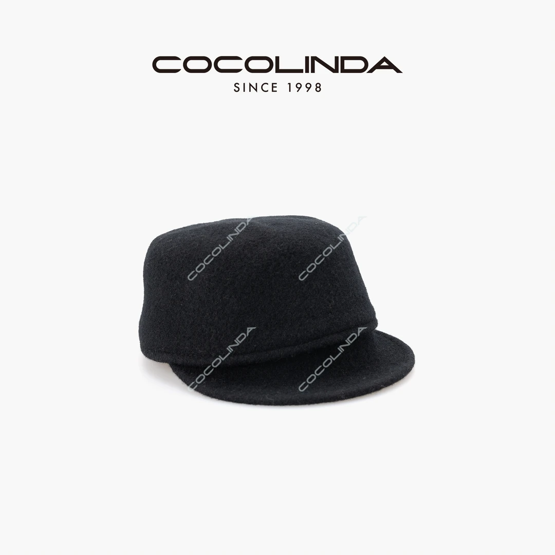 COCOLINDA | 绵羊毛短檐马术帽棒球帽A2556