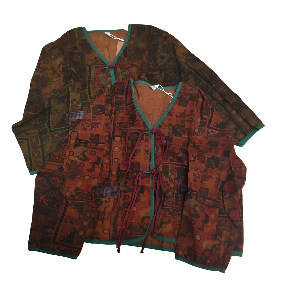 981（飞儿同款）外套新中式穿搭棉纱小众女装出游服装女