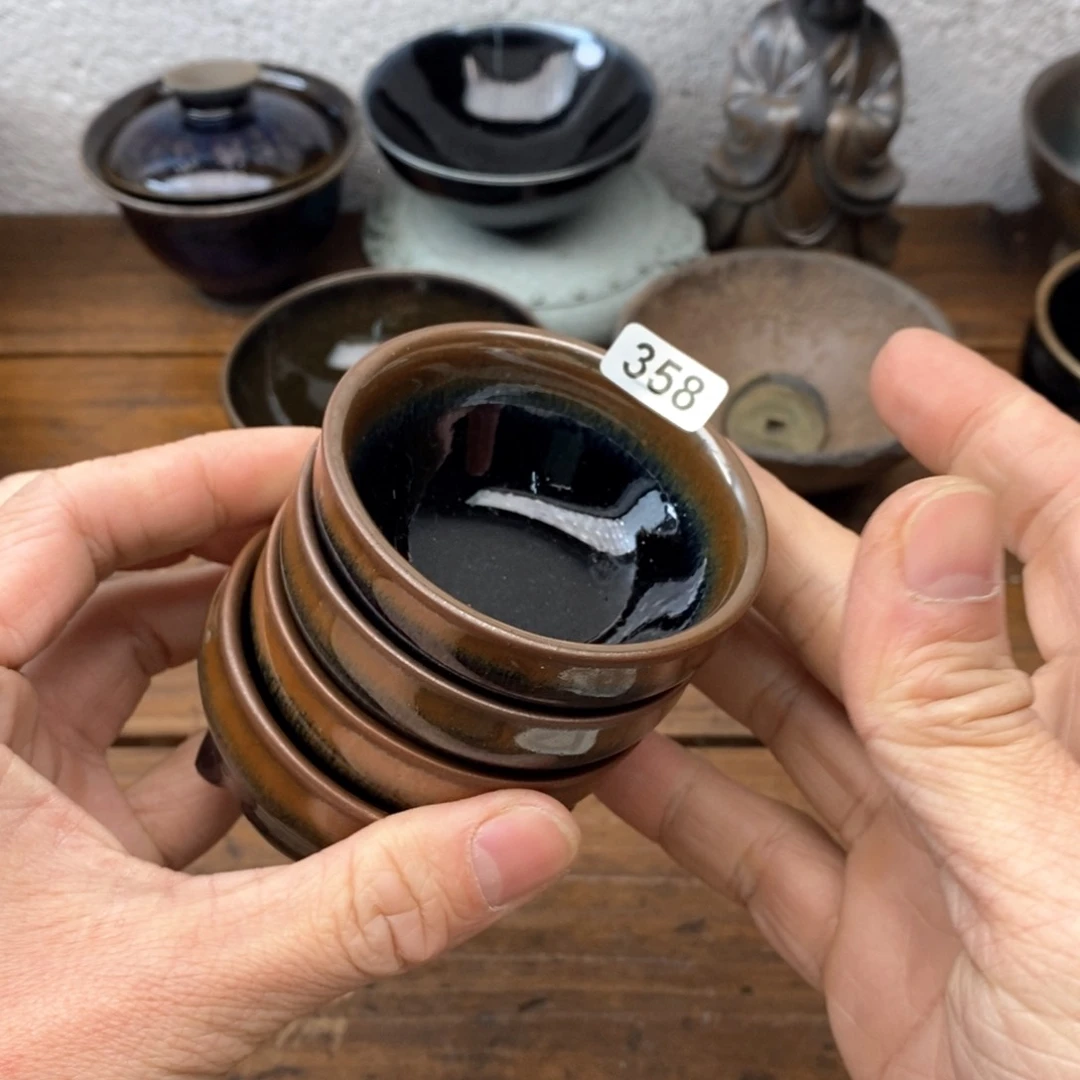 茶盏建盏主人杯漂亮358