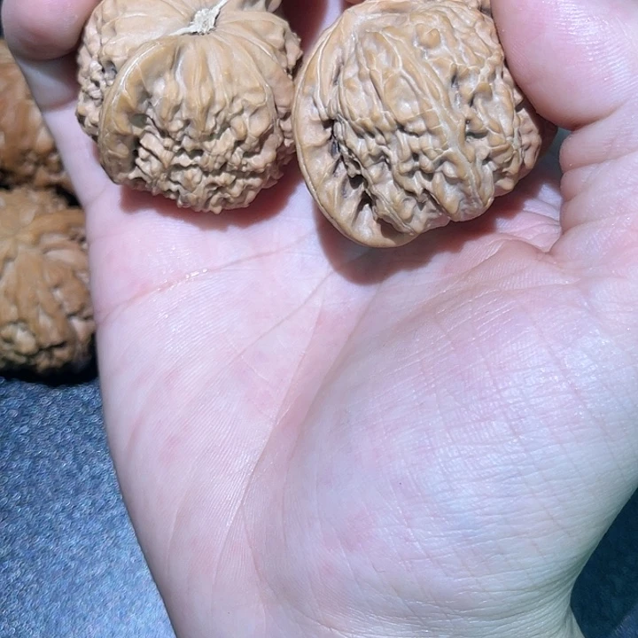 吊坠文玩核桃老款白狮子