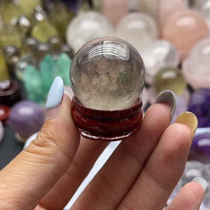 水晶珠宝半成品未镶嵌4茶水晶球