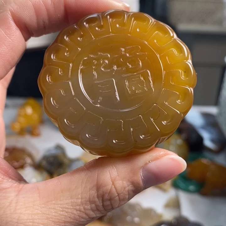 玛瑙/玉髓吊坠(不含链)未镶嵌