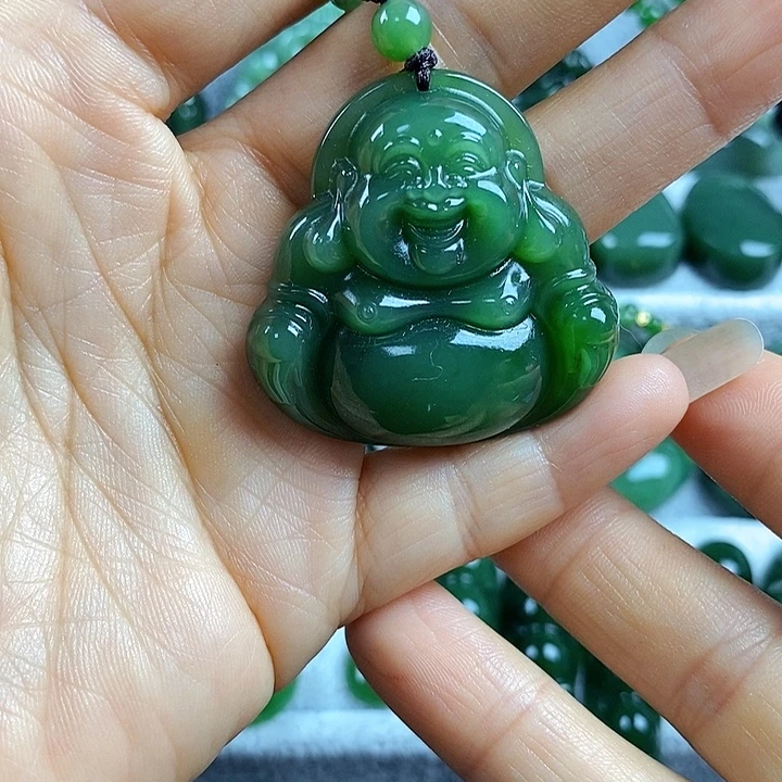 吊坠(不含链)未镶嵌和田玉（碧玉）39