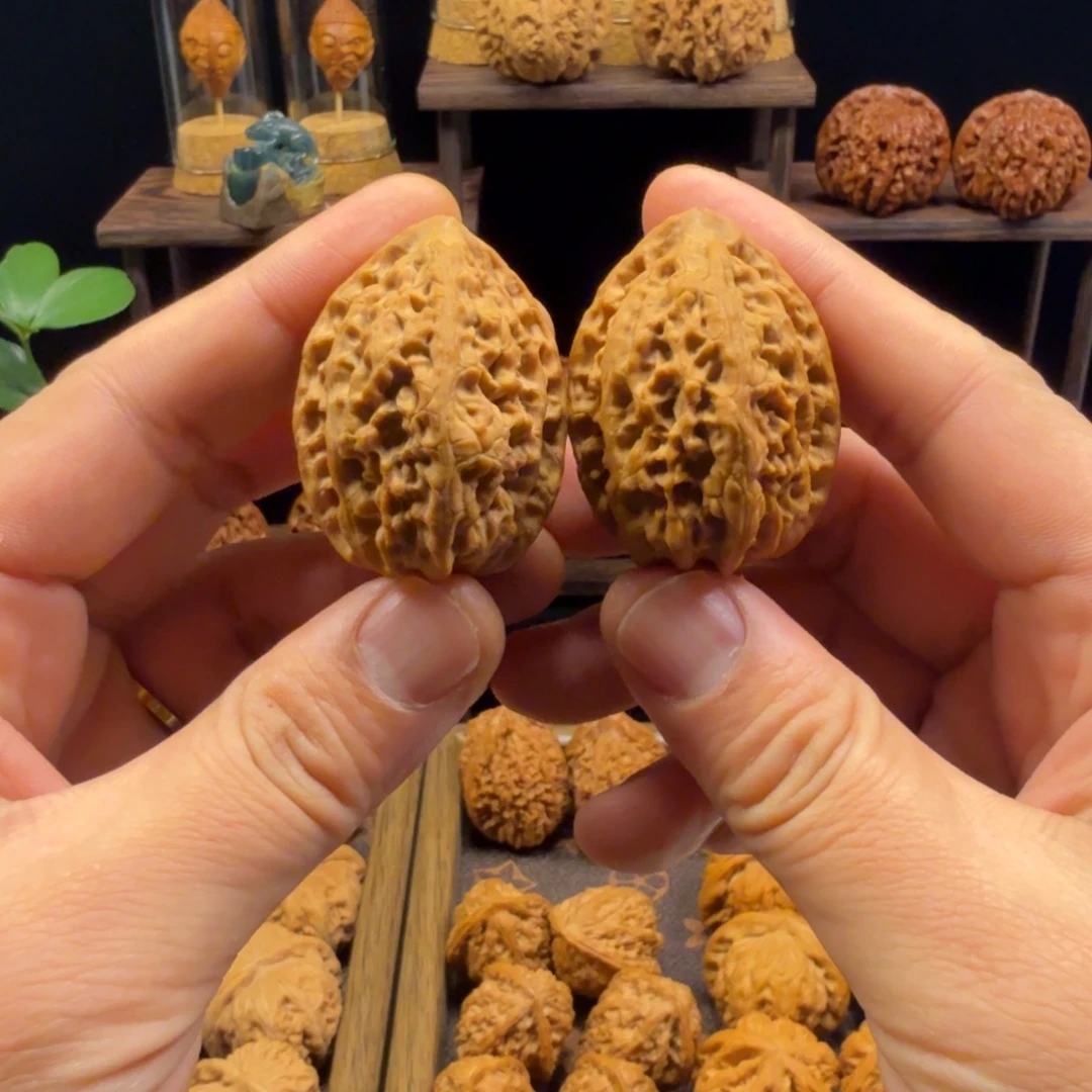 文玩核桃把件野鸡沈鸡平替