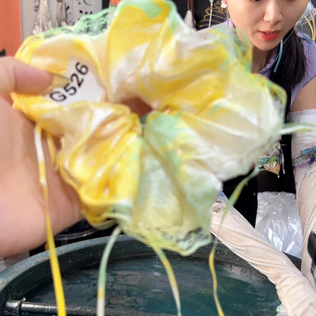 526蕾丝发圈手作