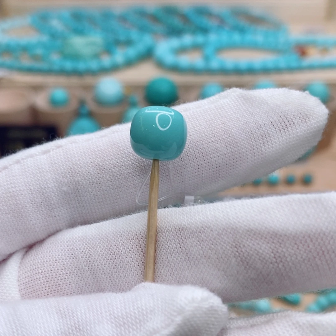 绿松石未镶嵌珠宝奇石10mm