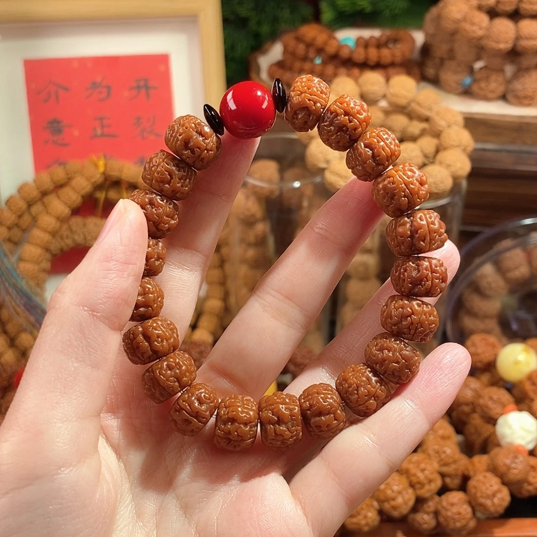 金刚菩提手串135玉华红珠