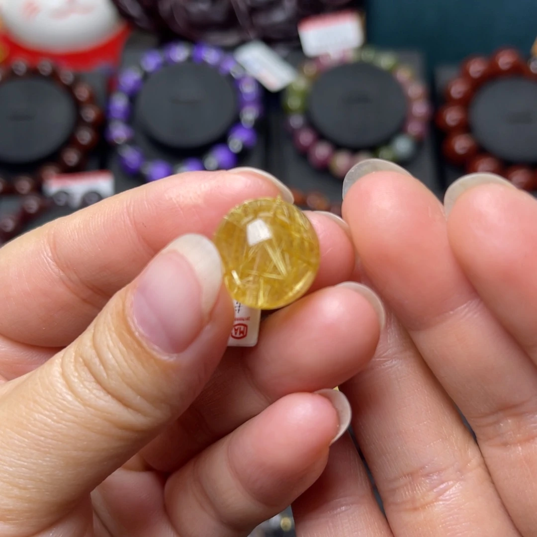 手链未镶嵌水晶板钛单珠15mm