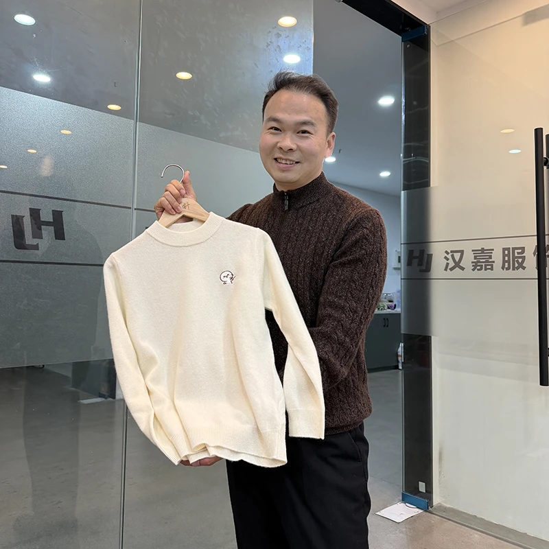 【名针老王】100%绵羊毛儿童羊毛衫 中性风半高领 中小童