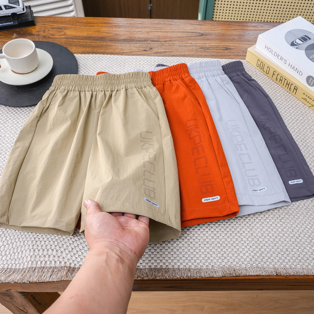 男童短裤儿童速干五分裤薄款透气2025夏装新款沙滩裤男孩运动中裤