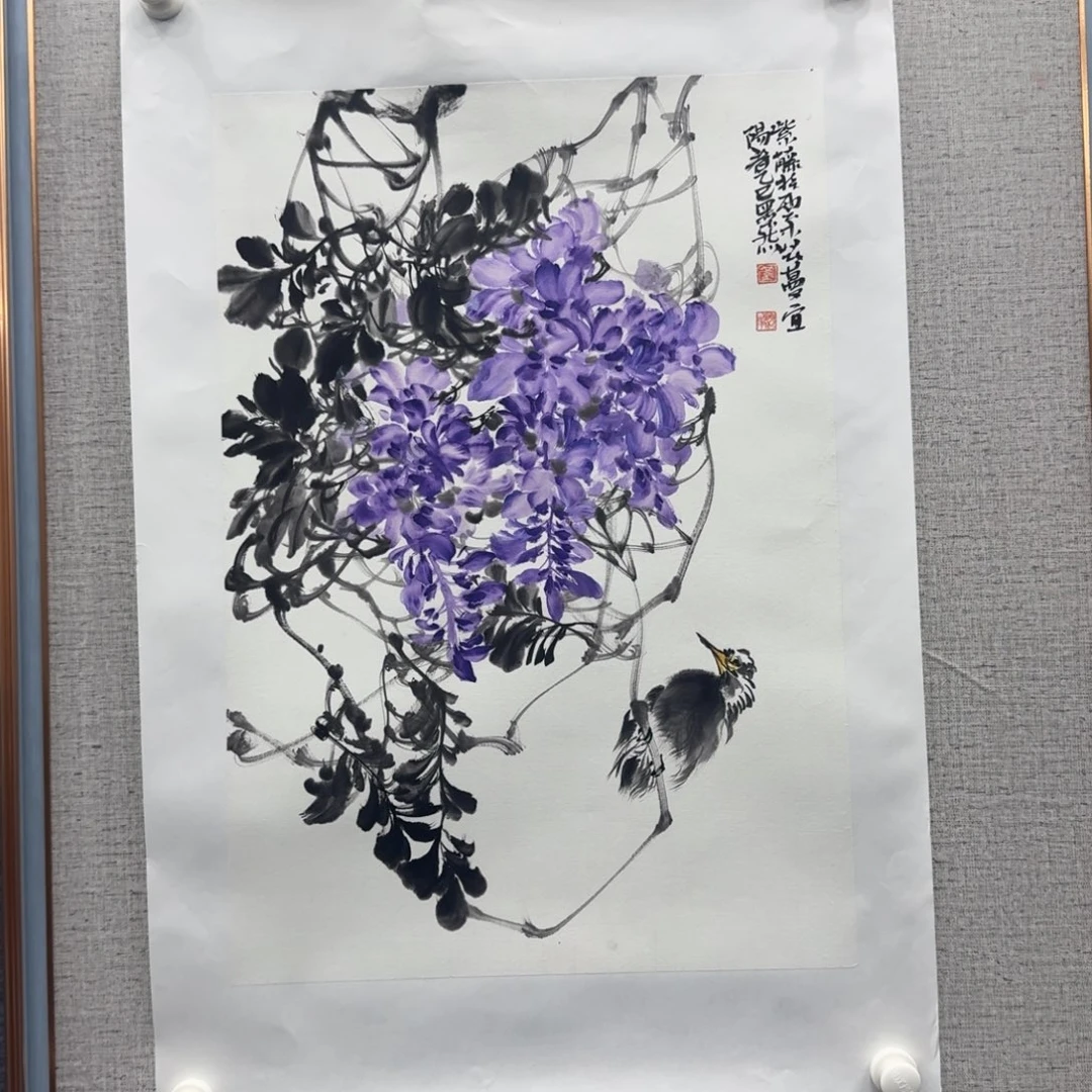 国画国画亲笔手绘原创