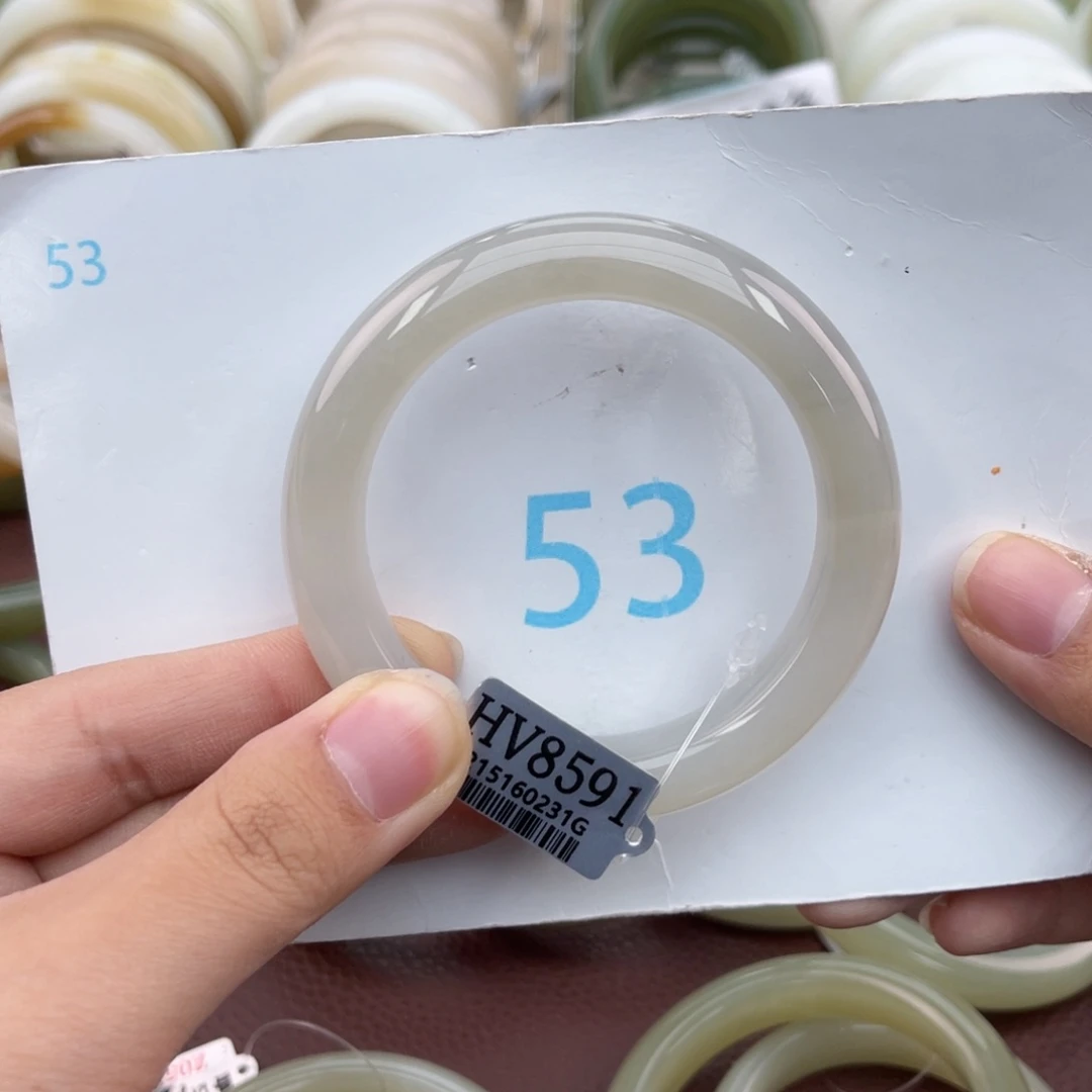 和田玉手镯未镶嵌乐*小