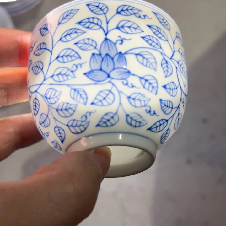 杯手绘金品陶缸杯微瑕