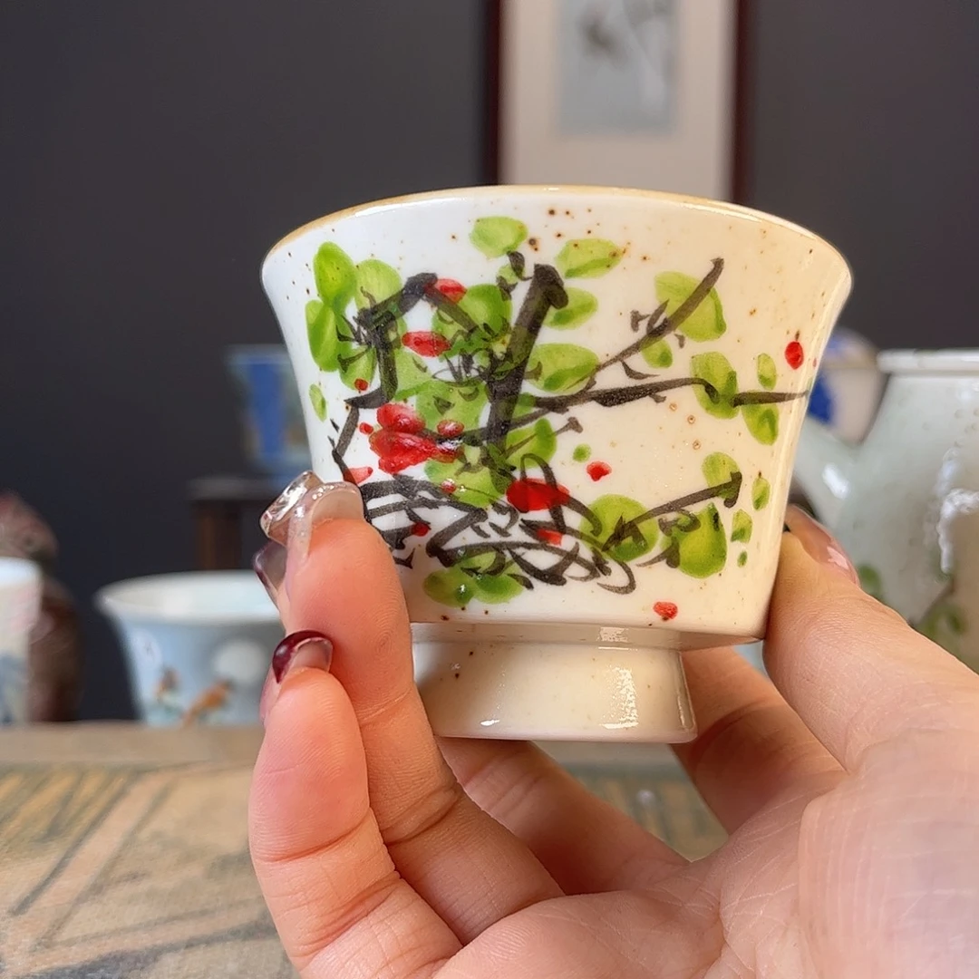 杯景德镇陶瓷茶杯多人