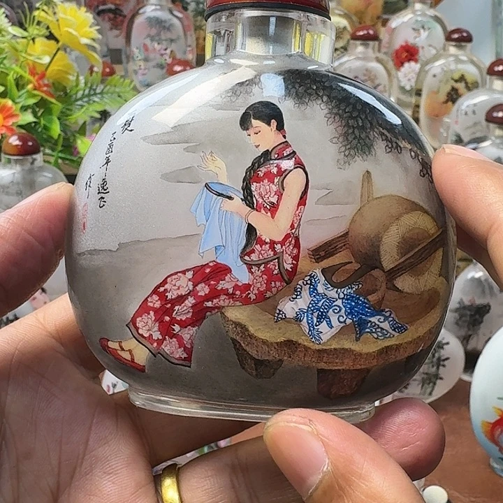 不***多鼻烟壶内画工艺品包邮