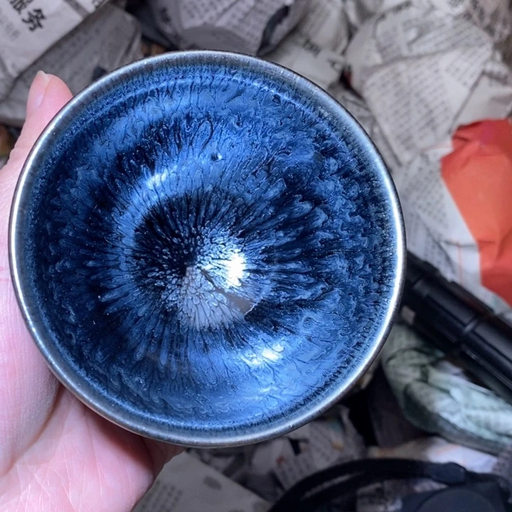 茶盏微瑕，建盏主人杯，介意勿拍