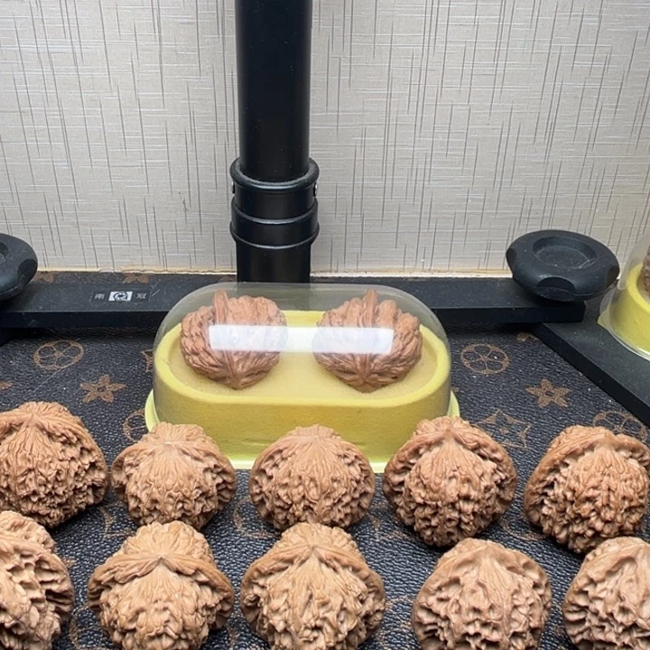 吊坠文玩核桃白狮子