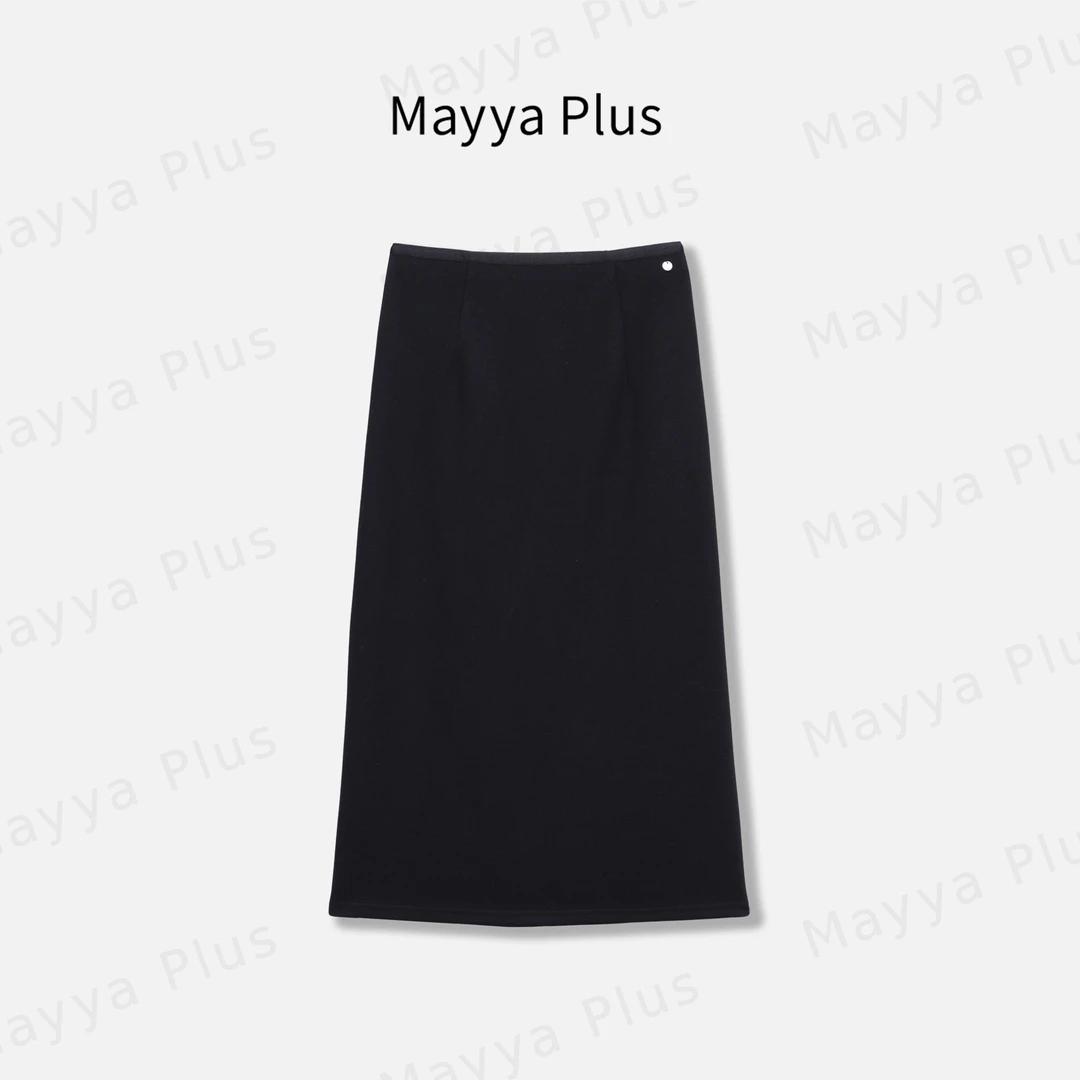 【遮肉裙】Mayya Plus麦芽定制轻奢气质爆款显瘦秋冬半身裙32547821