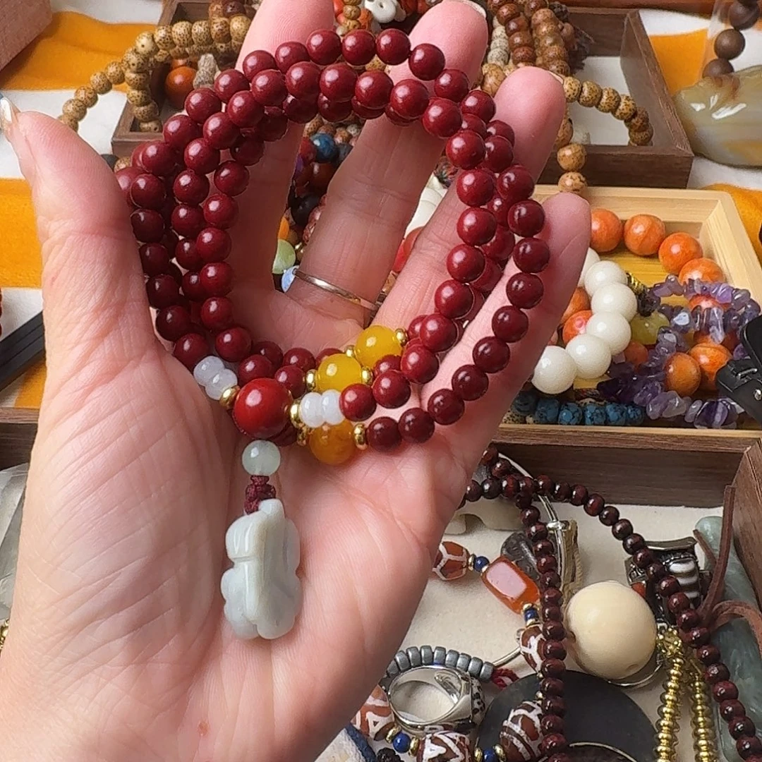 安***隐玛瑙/玉髓未镶嵌108