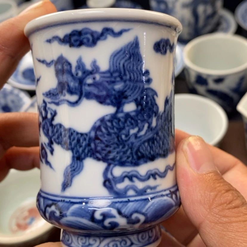 【闪购商品】景德镇青花主人杯