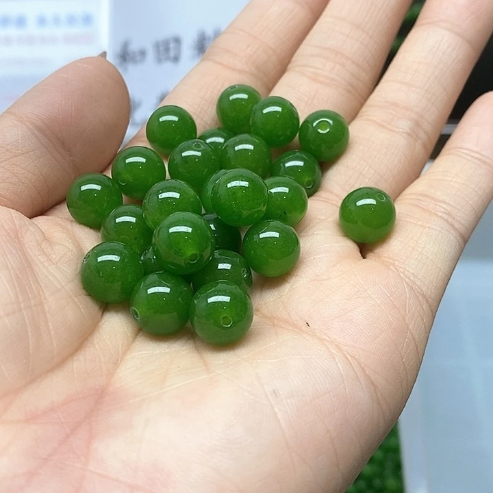 非金属10mm阳绿散珠10颗