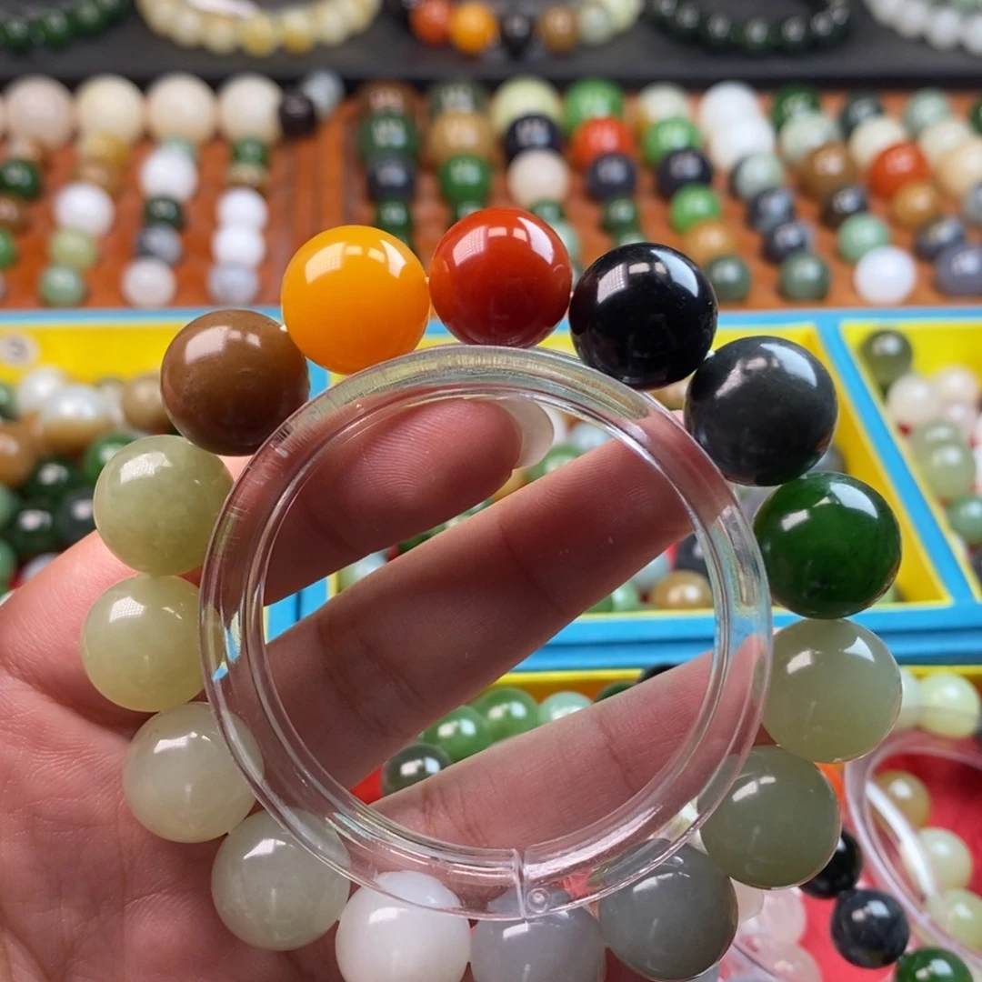 和田玉未镶嵌珠宝奇石福利多宝手串z14