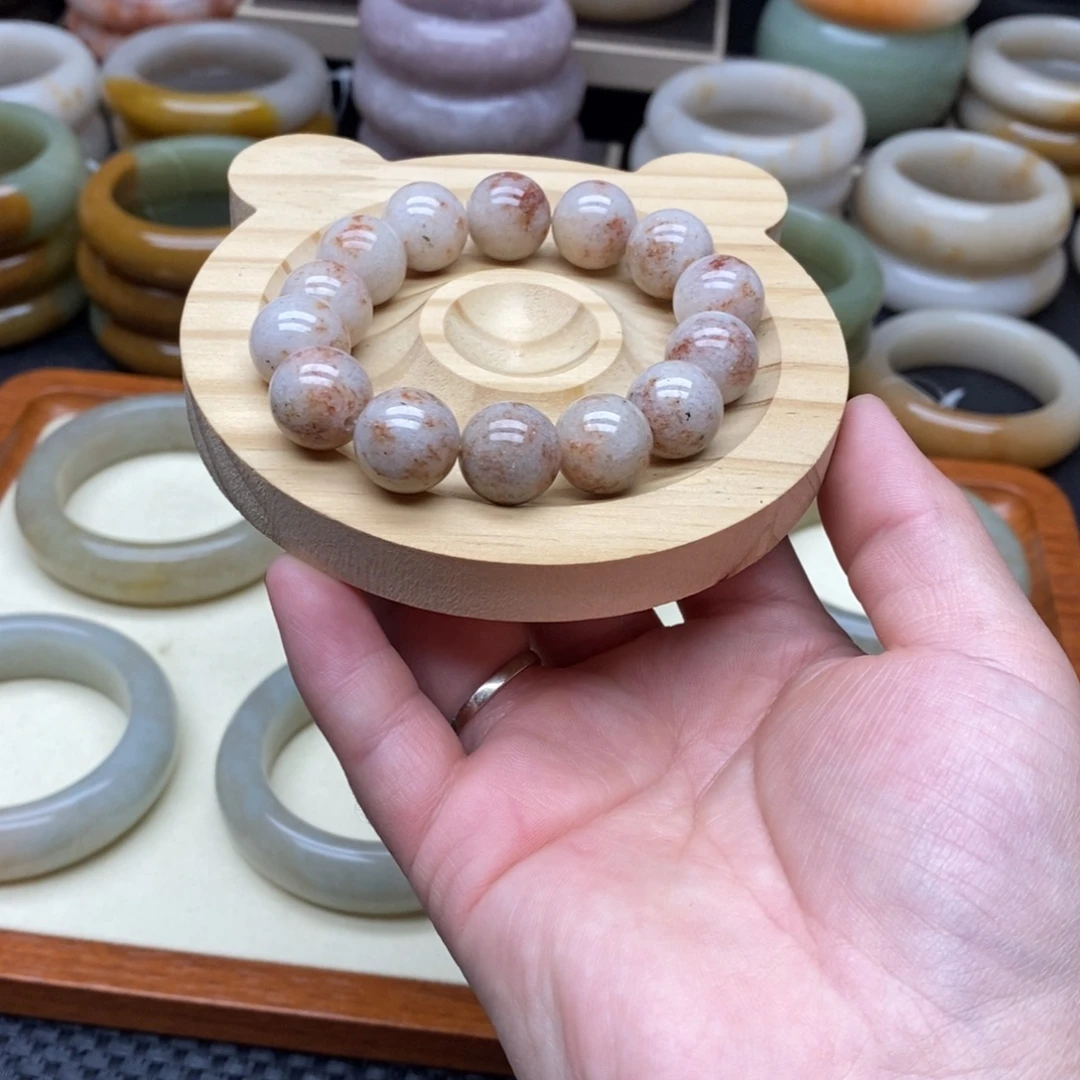 石英质玉（佘太翠）合金手镯