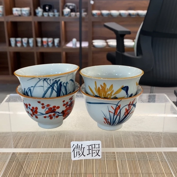 釉下老陶泥手工绘制